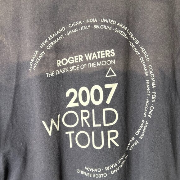 Pink Floyd "Roger Waters The Dark Side Of The Moon 2007 World Tour Unisex Large - Picture 4 of 6